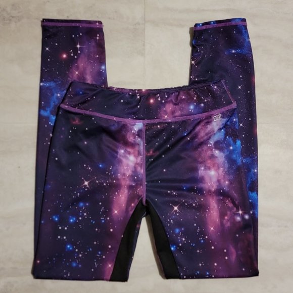More Than Magic Womens Galaxy Print Leggings 10/12 L - Picture 1 of 6